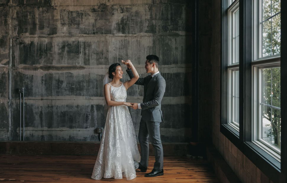 industrial wedding centerpieces